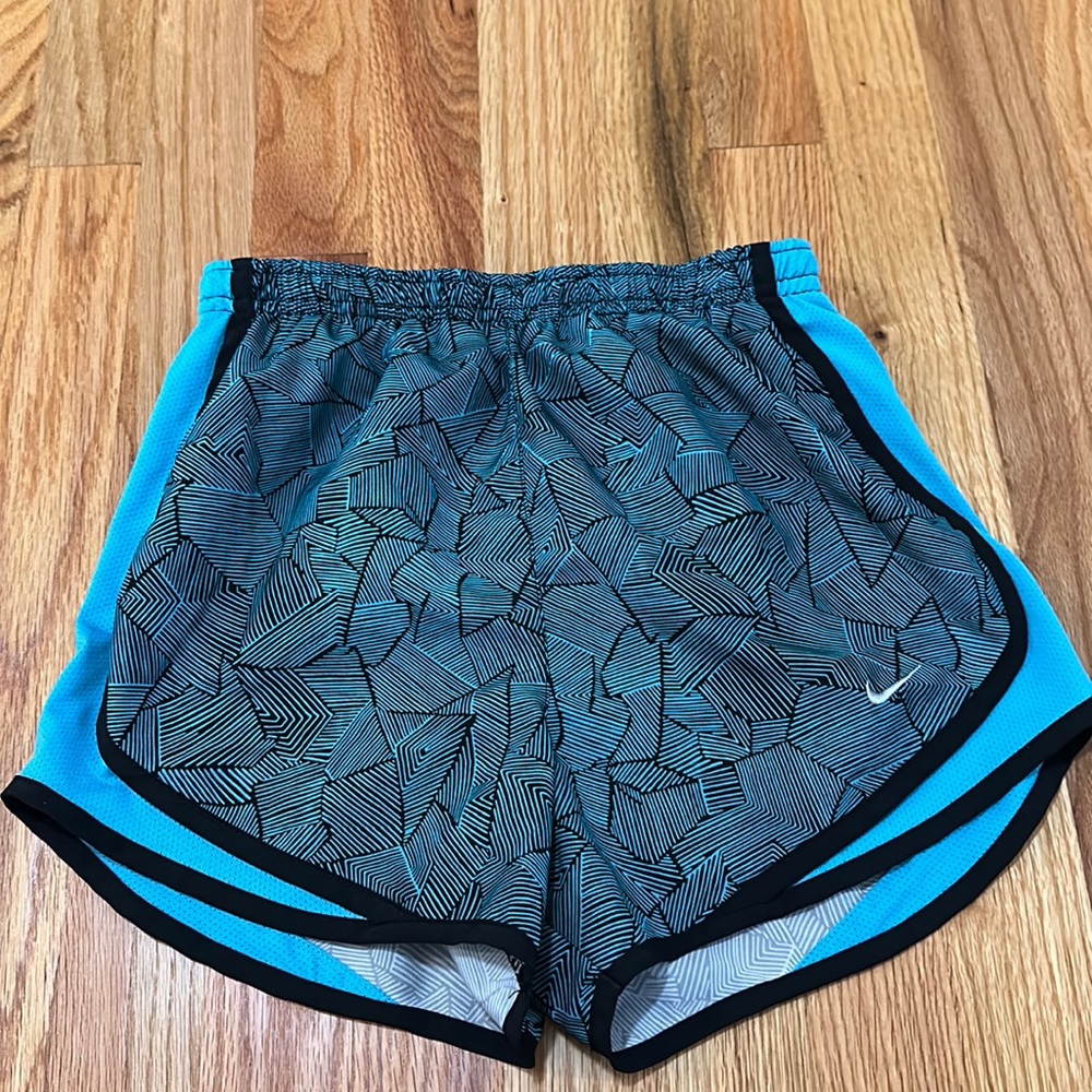 Blue and black Nike shorts only been worn once